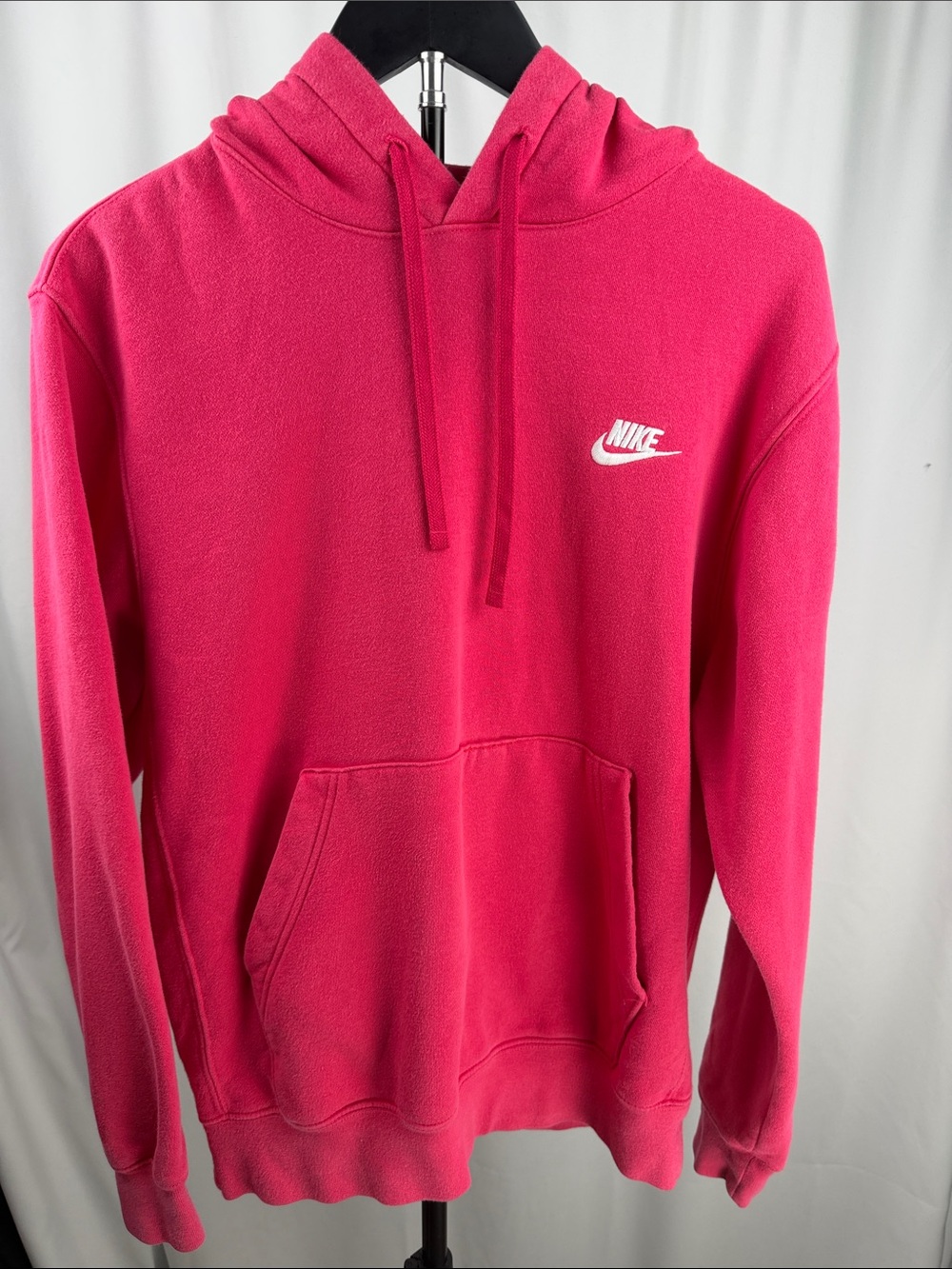 Nike Sportswear Essential Fleece Pullover Hoodie Pink Size Small